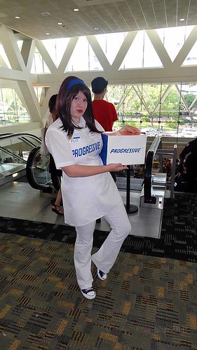 game anime costume video cosplay manga otakon flo progressive 2012