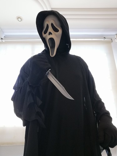 9974 ghostface costume funworld scream classic mask easter unlimited robe buck120 knife