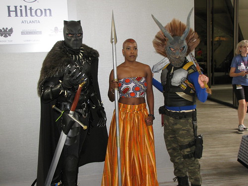 blackpanther tchalla okoye killmonger cosplay
