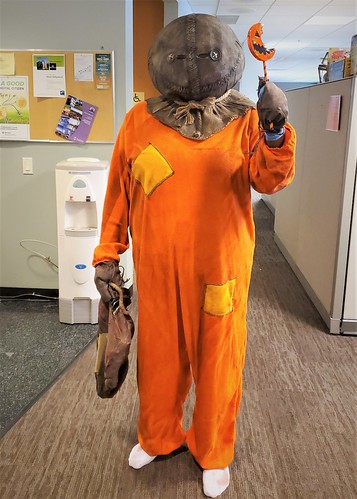 office costume sam trickrtreat horror colorful halloween