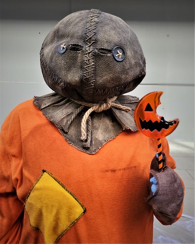 office costume sam trickrtreat horror colorful halloween