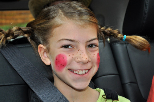 cute halloween girl smile costume child favorites freckles seatbelt pippilongstocking hairstickingout dwcffchild