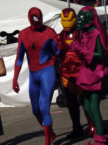 spiderman ironman superheroes greengoblin celebratelincoln