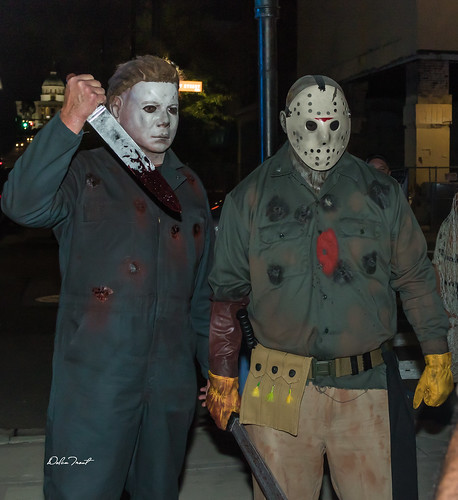 zombiewalk michaelmyers jasonvorhees halloween fridaythe13th costumes