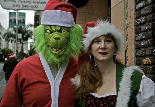 sf santa people booze sfist santarchy santacon2010 sfsanta10