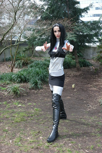 costume cosplay eccc2019 blackfire dccomics masquerade