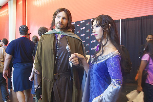 cosplay lordoftherings aragorn comiccon arwen nycc newyorkcomiccon nycc2013