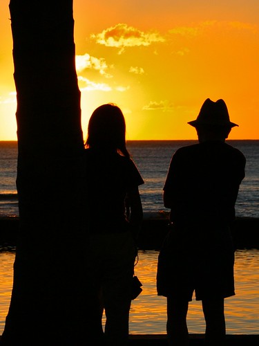 ocean sunset sky beach clouds hawaii evening squirrel pacific waikiki oahu dusk rocky moose boris natasha goldenhour bullwinkle