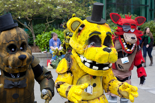 seattle cosplay freewaypark sakuracon washingtonstateconventioncenter fivenightsatfreddys