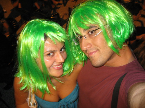girls verde green girl hair dance crazy power serata ballo verdi parrucca campomarino pazze