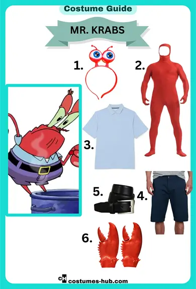 Mr. Krabs Costume Guide