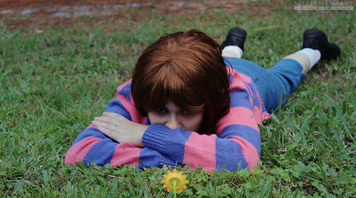 flower florida cosplay chara frisk floridacosplay girlcosplay cosplaygirl holidaymatsuri holmat undertale friskcosplay undertalecosplay friskundertale floweytheflower