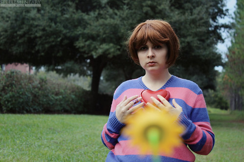 flower florida cosplay chara frisk floridacosplay girlcosplay cosplaygirl holidaymatsuri holmat undertale friskcosplay undertalecosplay friskundertale floweytheflower