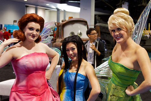 rescue lost flying costume treasure bell tinkerbell disney event fairy fantasy convention characters wigs fairies rosetta tinker terence d23 silvermist iridessa