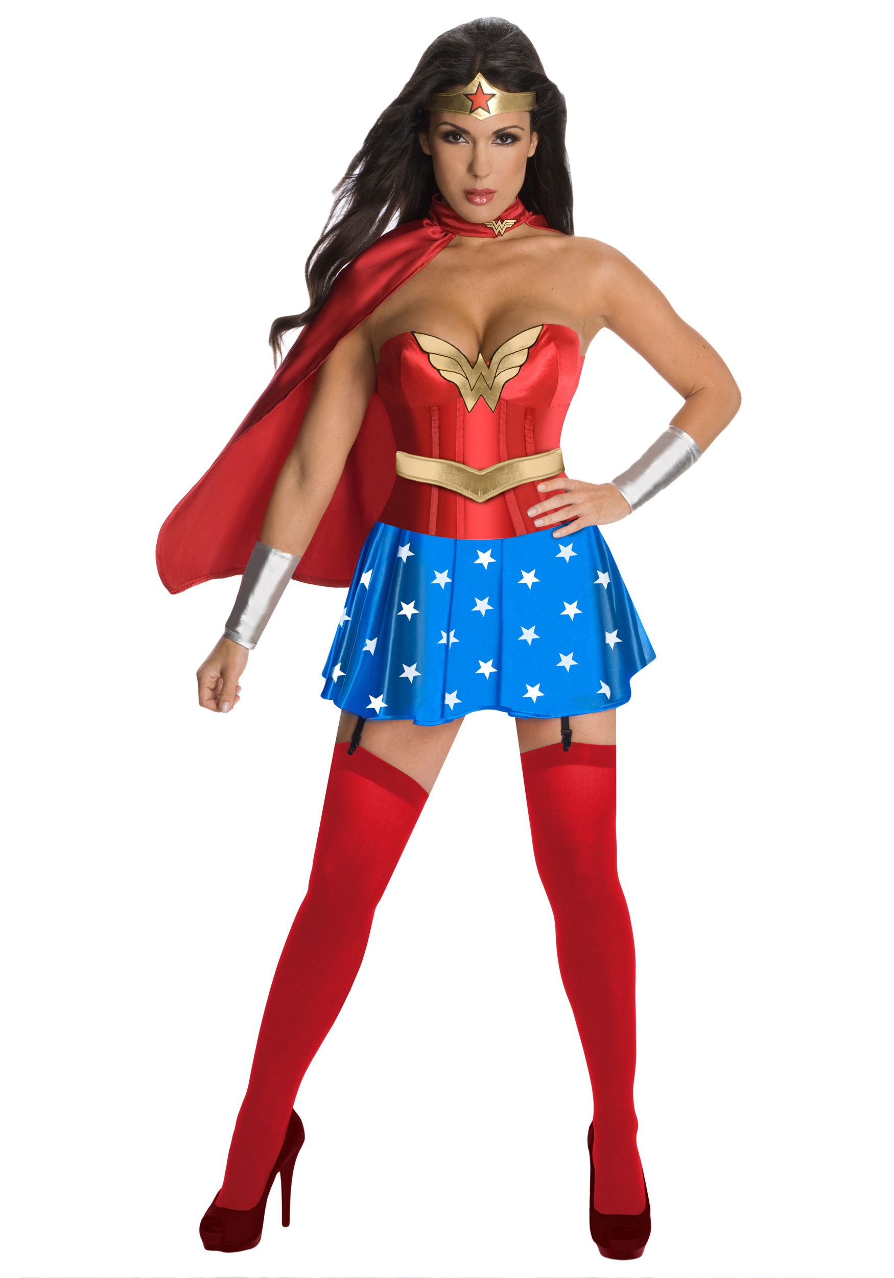 3.) Adult Wonder Woman Corset Costume