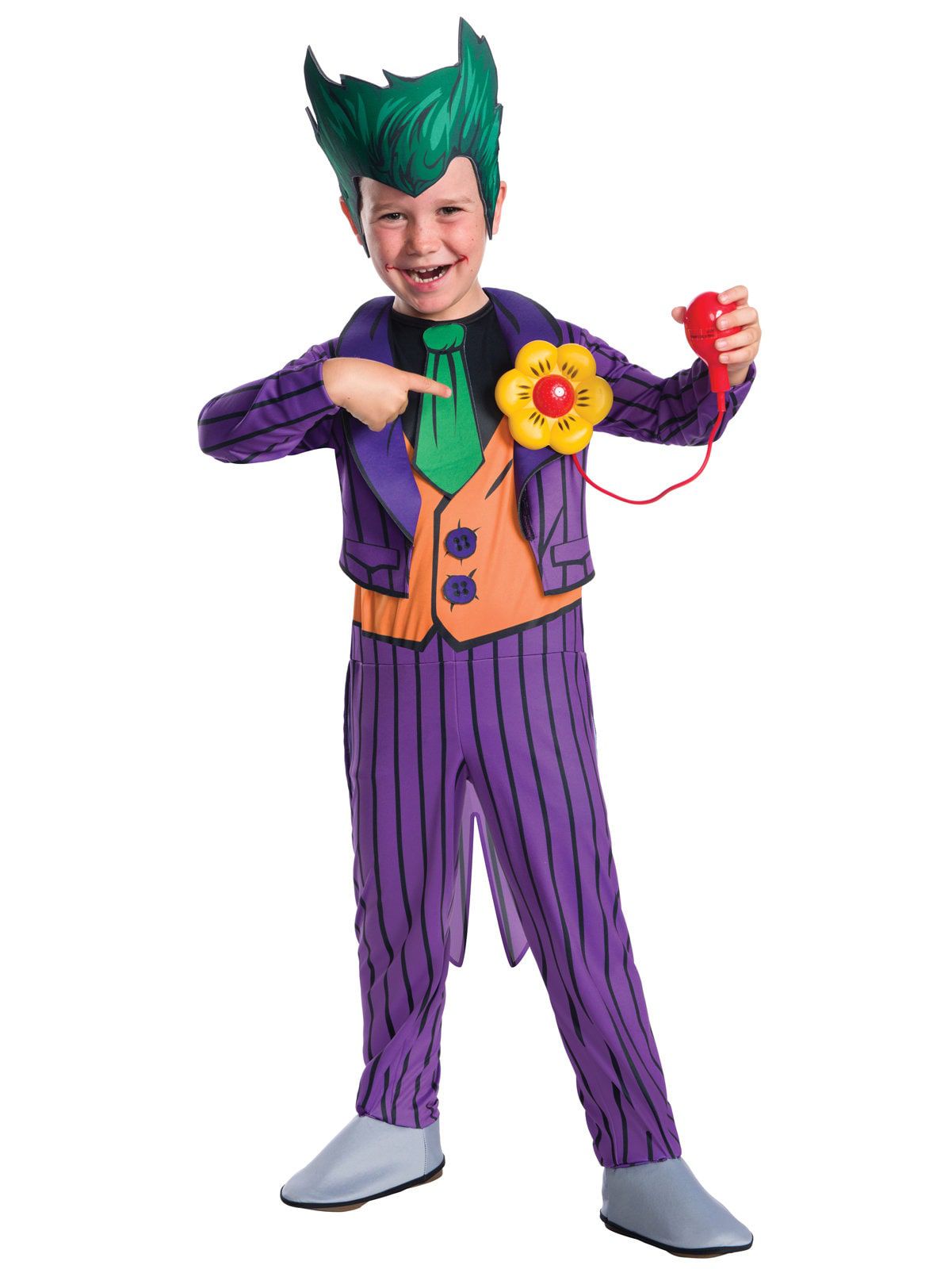 3.) Kid's DC Comics Joker Deluxe Costume