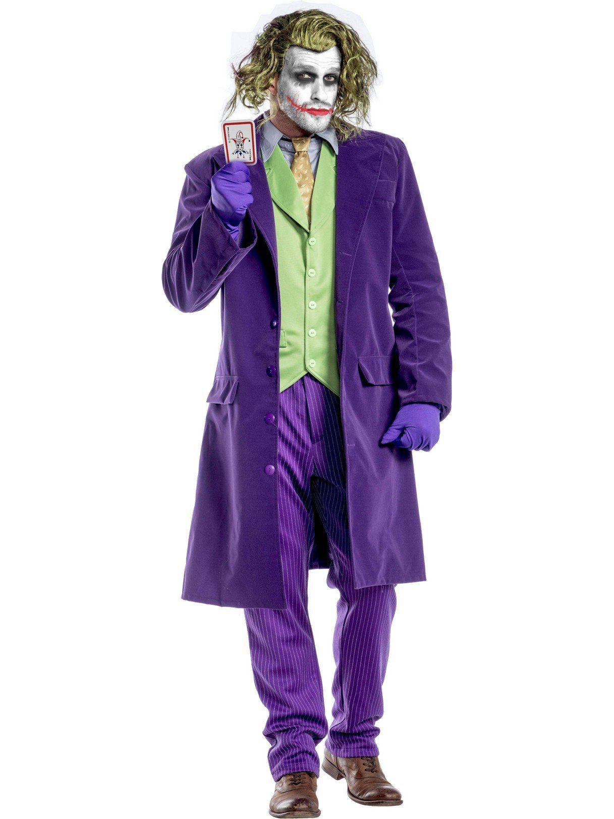 4.) Adult Dark Knight Joker Costume