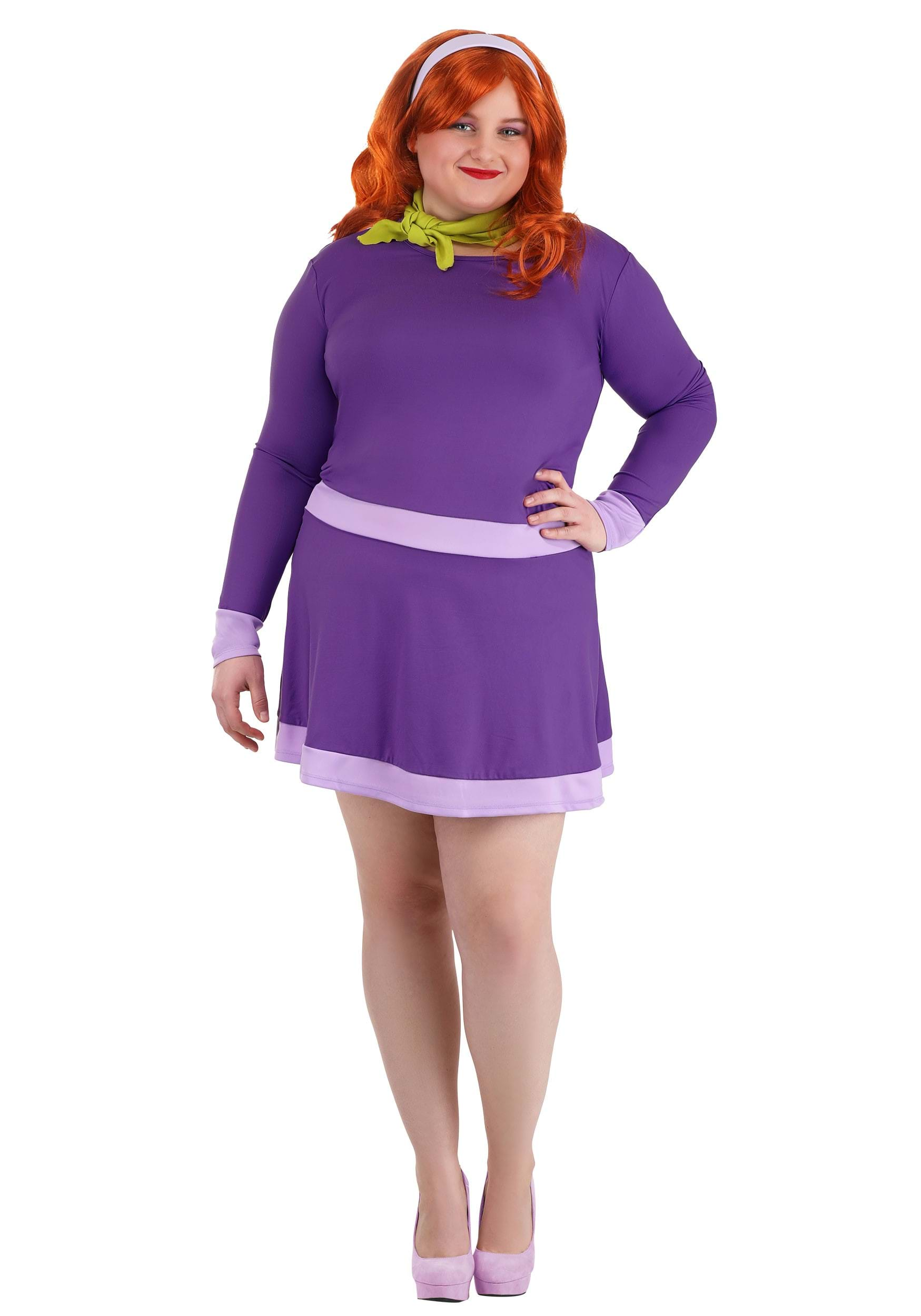 4.) Plus Size Scooby Doo Daphne Costume for Women