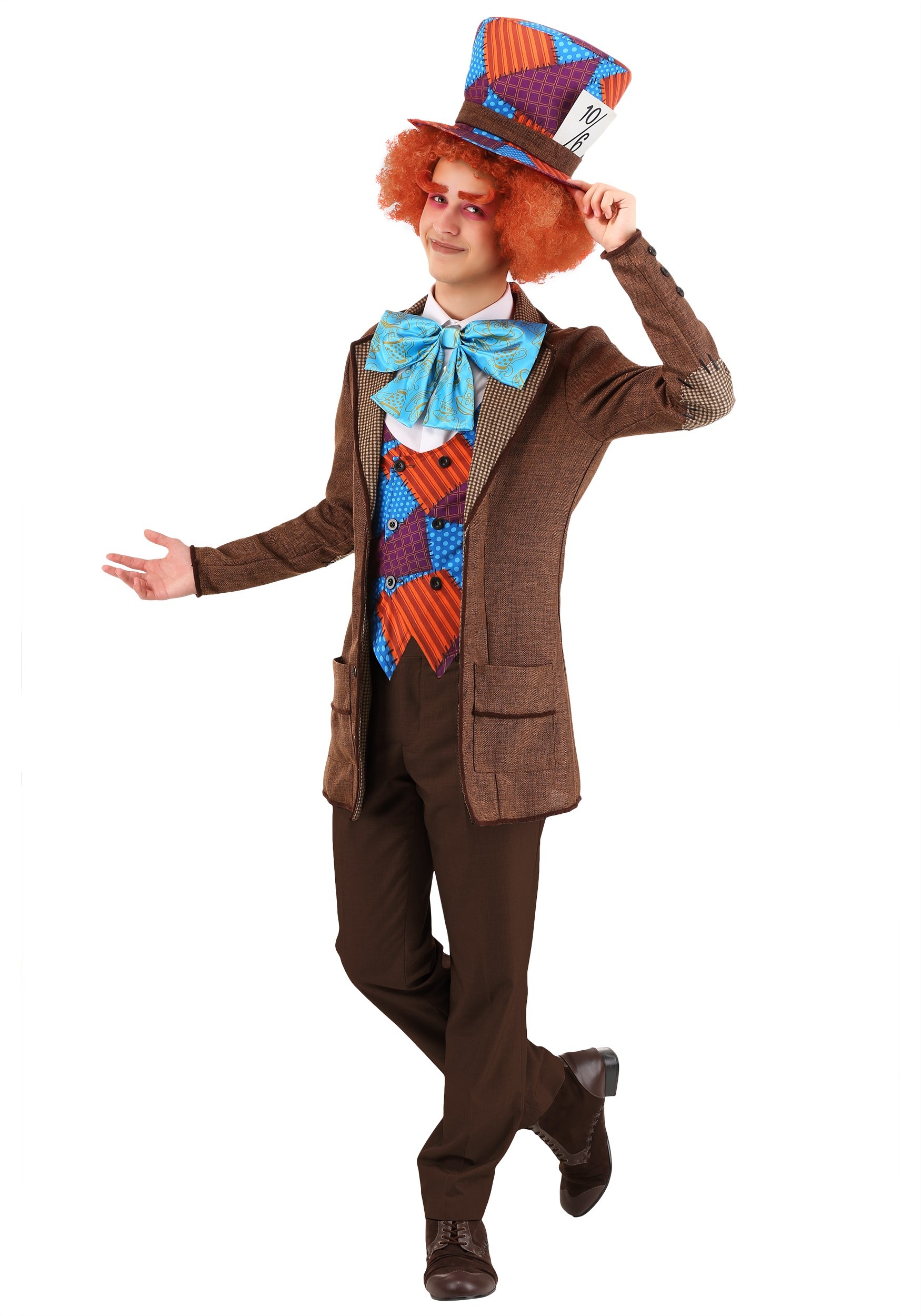 6.) Wild Mad Hatter Adult Costume