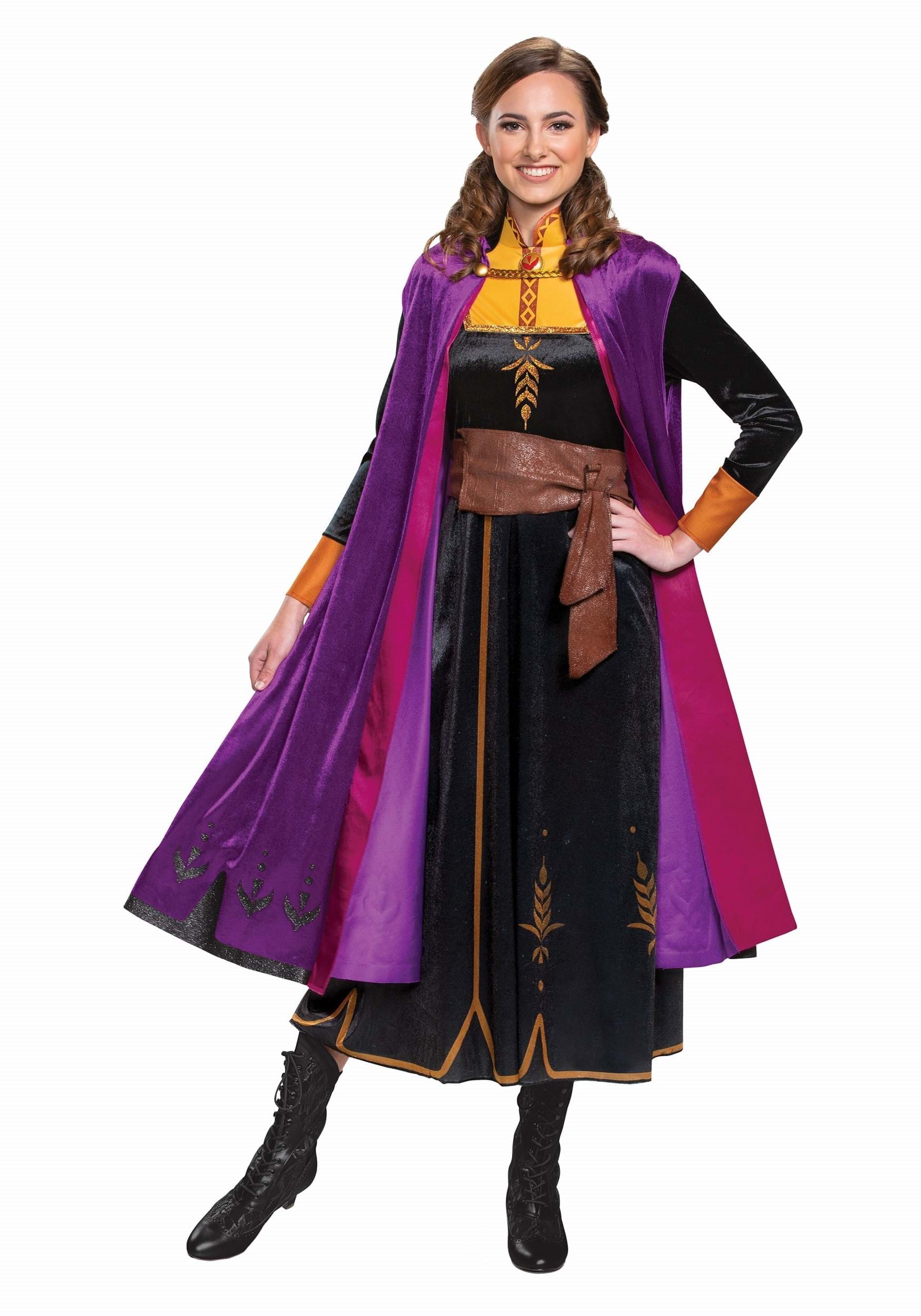 9.) Deluxe Frozen 2 Anna Womens Costume | Disney Costume for Adults