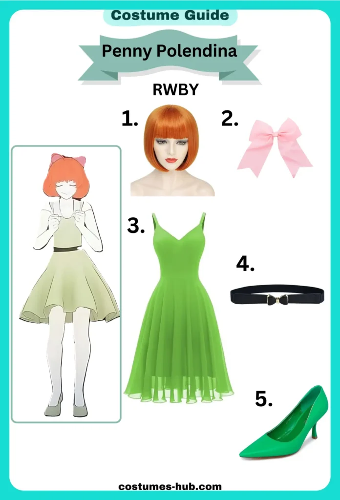 Penny Polendina Prom Dress Costume (RWBY)