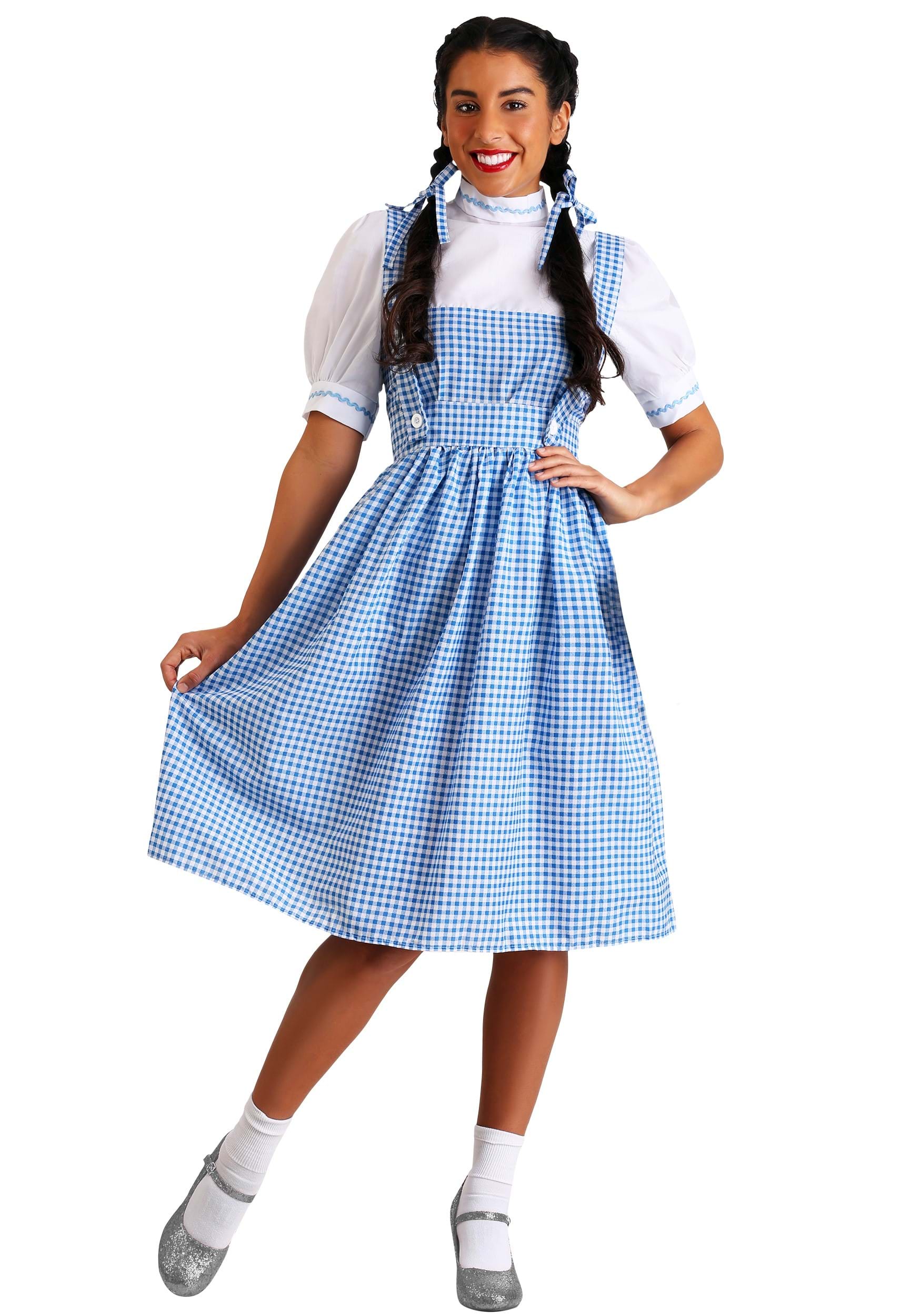 10. Women's Kansas Girl Long Dress Costume
