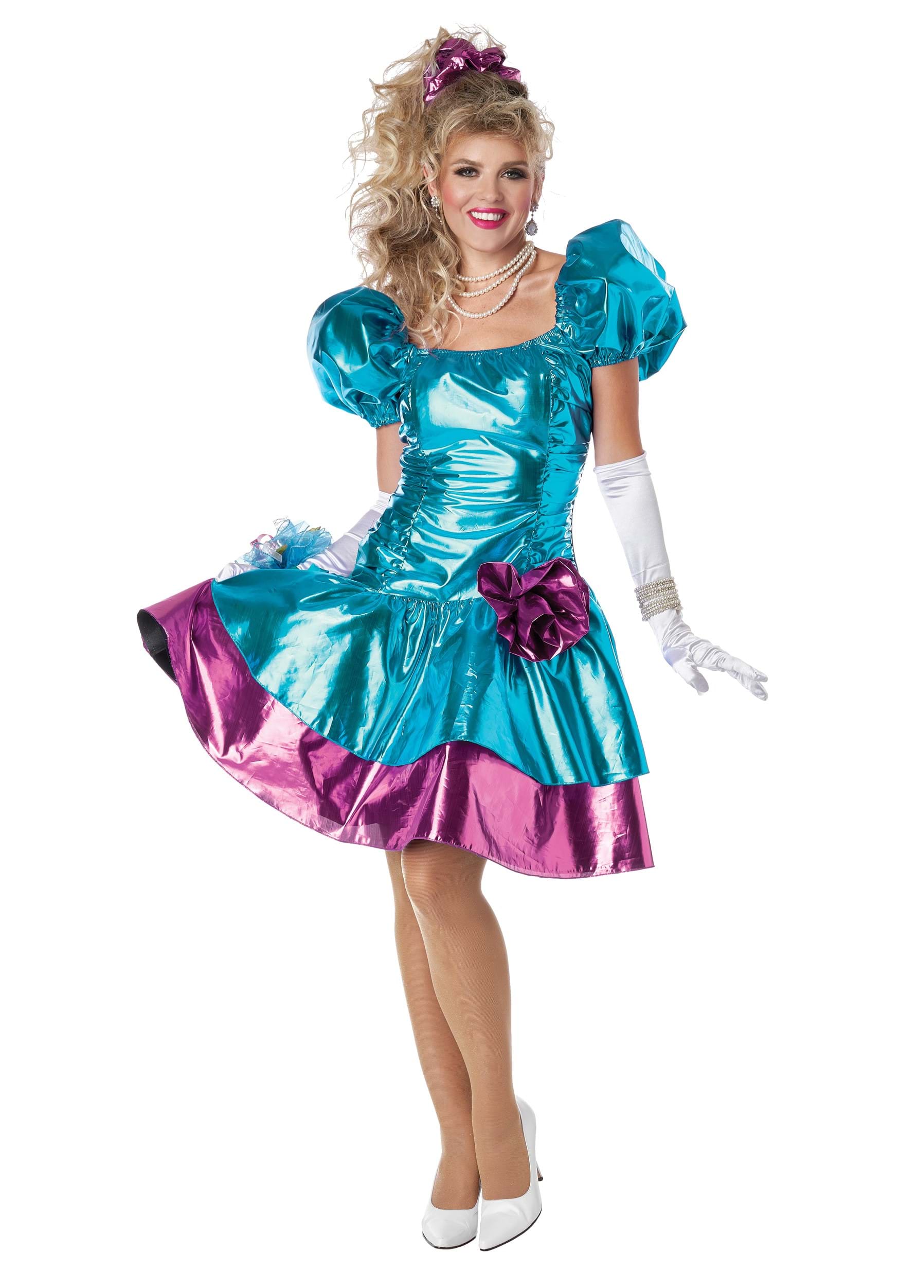 17. 80's Prom Women's Costume Dress