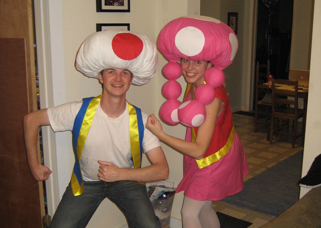 Toadette Costume Toad and Toadette