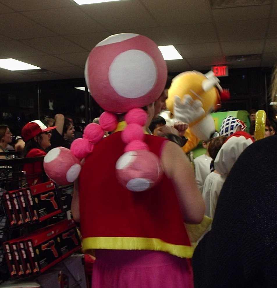 Toadette Costume Toadette's got yarn balls for hair!