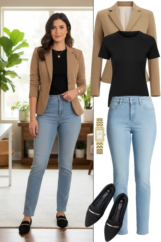 25 Chic Casual Outfits with Jeans and a Blazer - Your Ultimate Everyday Style Guide 25 Chic Casual Outfits with Jeans and a Blazer - Your Ultimate Everyday Style Guide