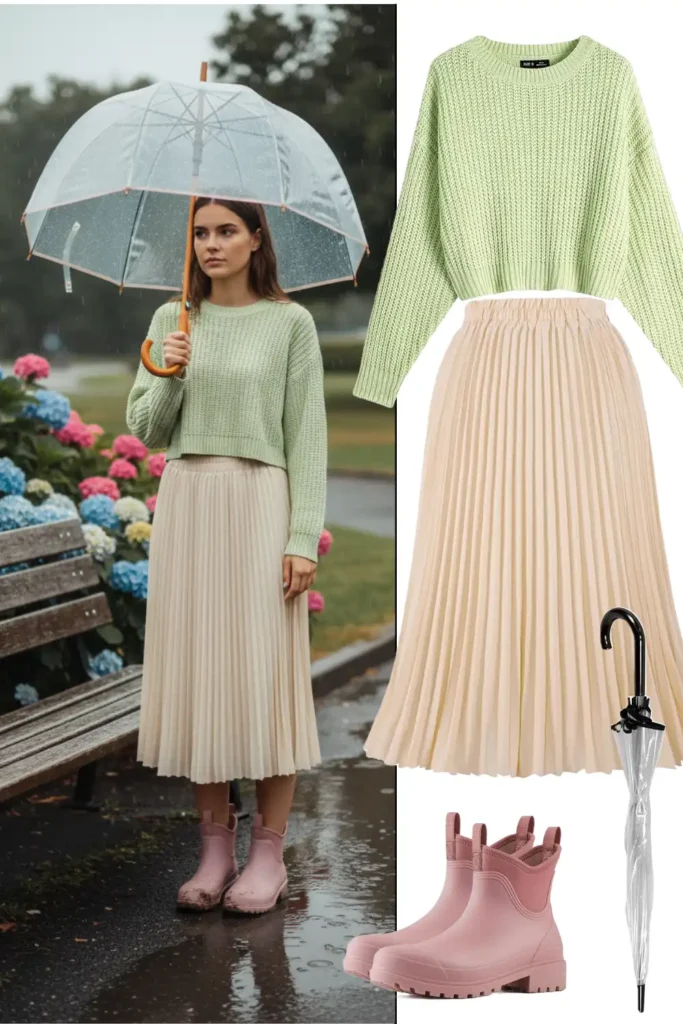 25 Rainy Day Outfits for Women – Chic Looks to Stay Stylish in Wet Weather