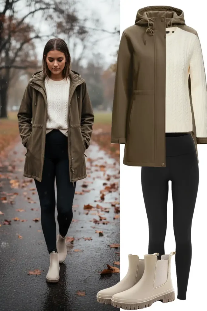 25 Rainy Day Outfits for Women – Chic Looks to Stay Stylish in Wet Weather