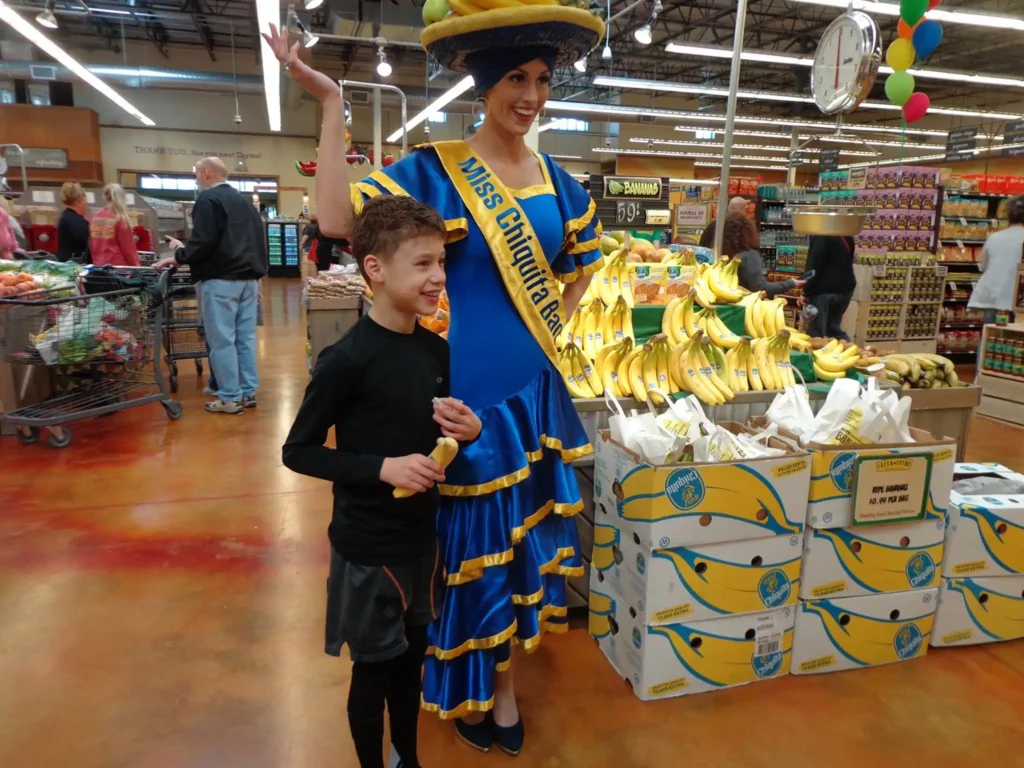 Miss Chiquita (Bananas) Costume from Mascotation Miss Chiquita (Bananas) Costume from Mascotation