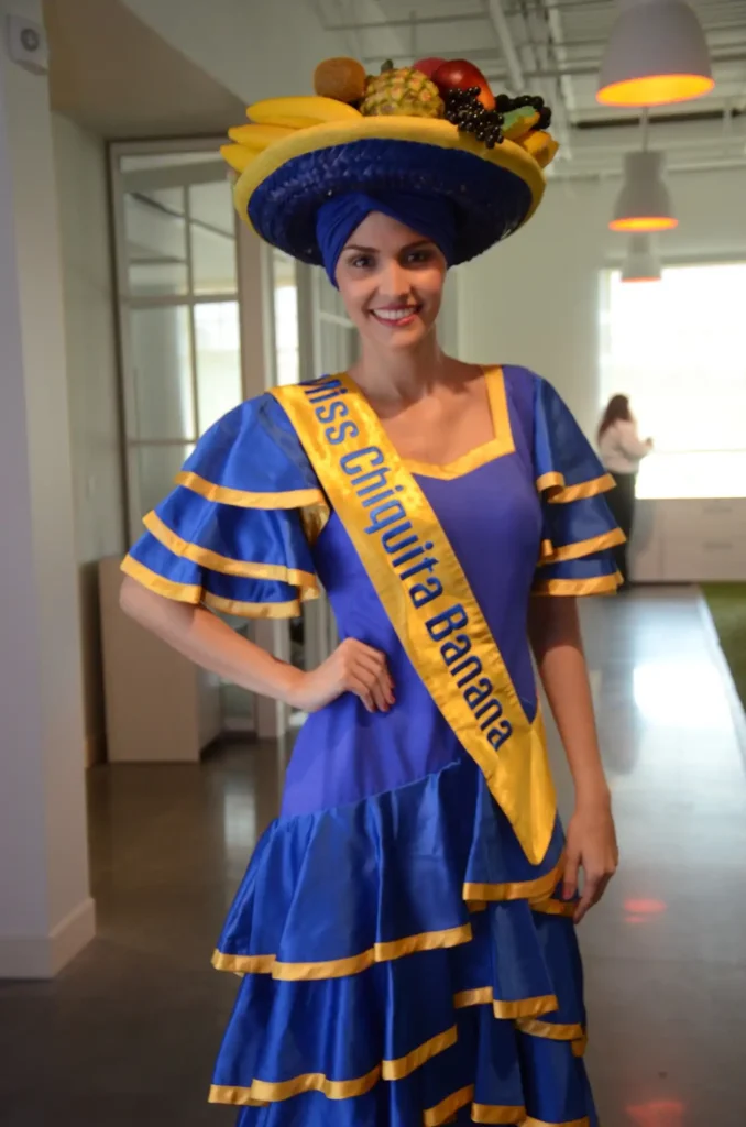 Miss Chiquita (Bananas) Costume from Mascotation Miss Chiquita (Bananas) Costume from Mascotation