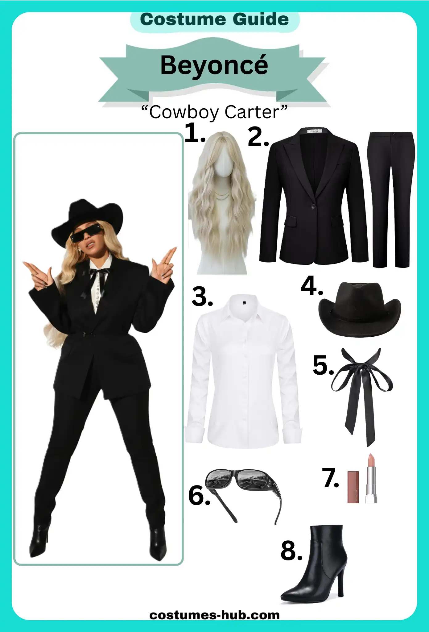 Beyoncé Costume from "Cowboy Carter" Beyoncé Costume from