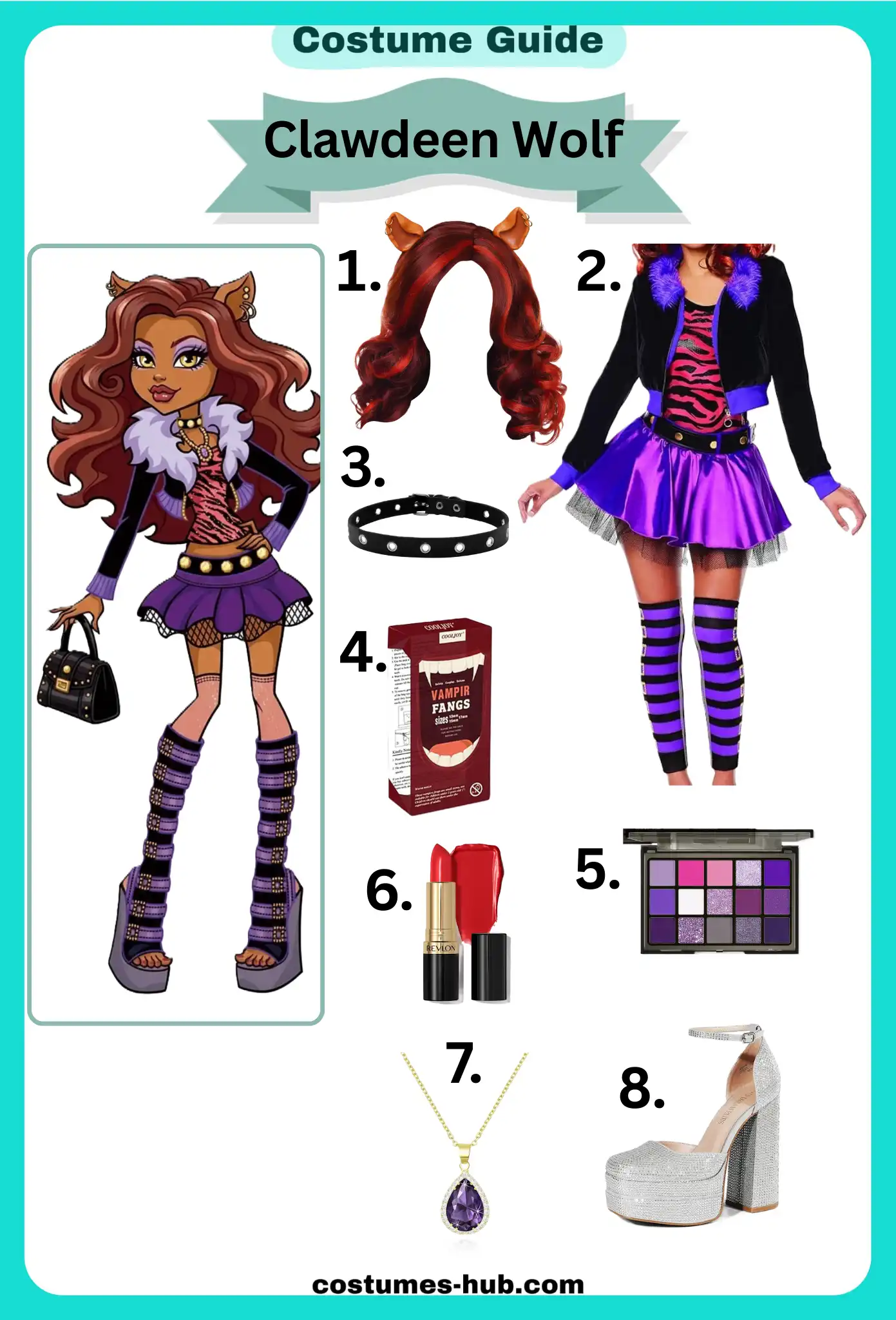 Clawdeen Wolf Costume Clawdeen Wolf Costume
