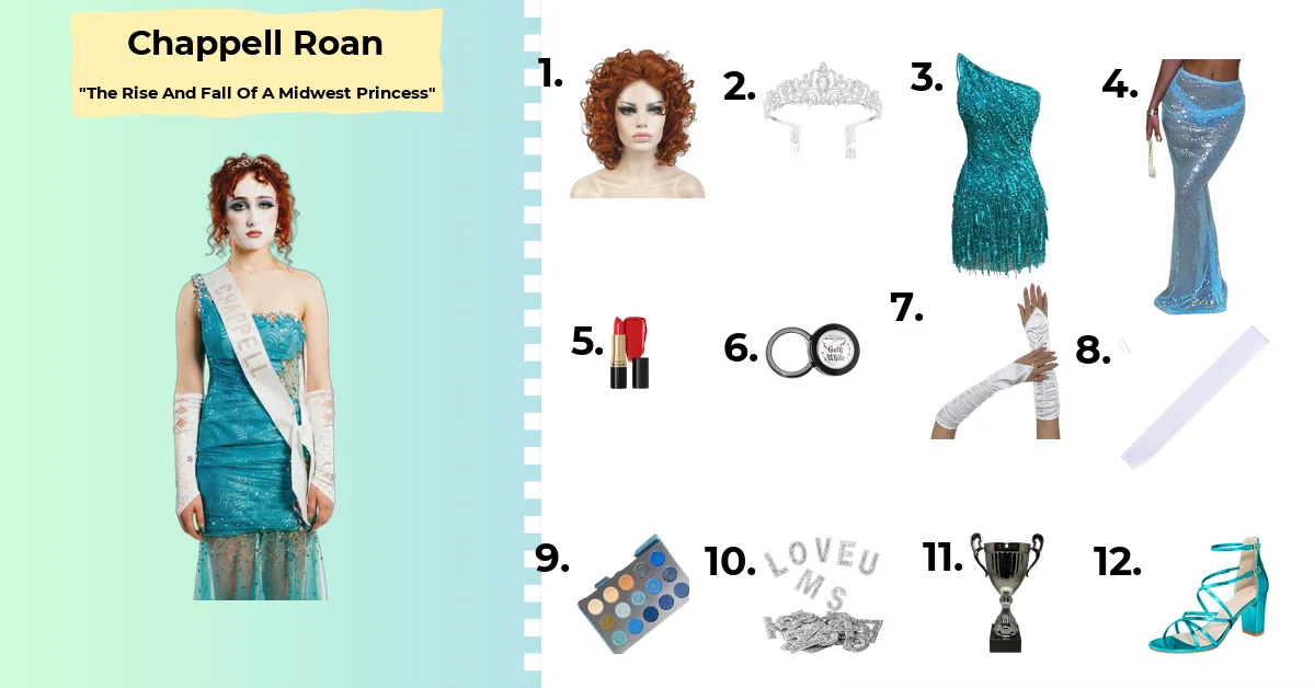 Chappell Roan Costume from "The Rise And Fall Of A Midwest Princess"