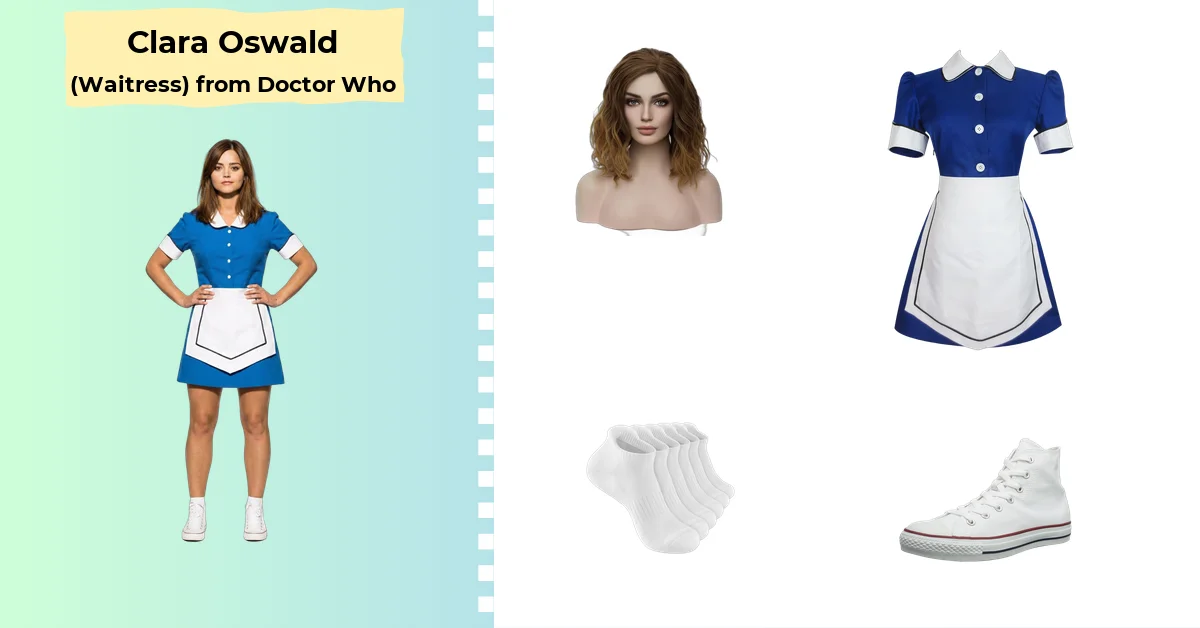Clara Oswald Waitress Costume from Doctor Who