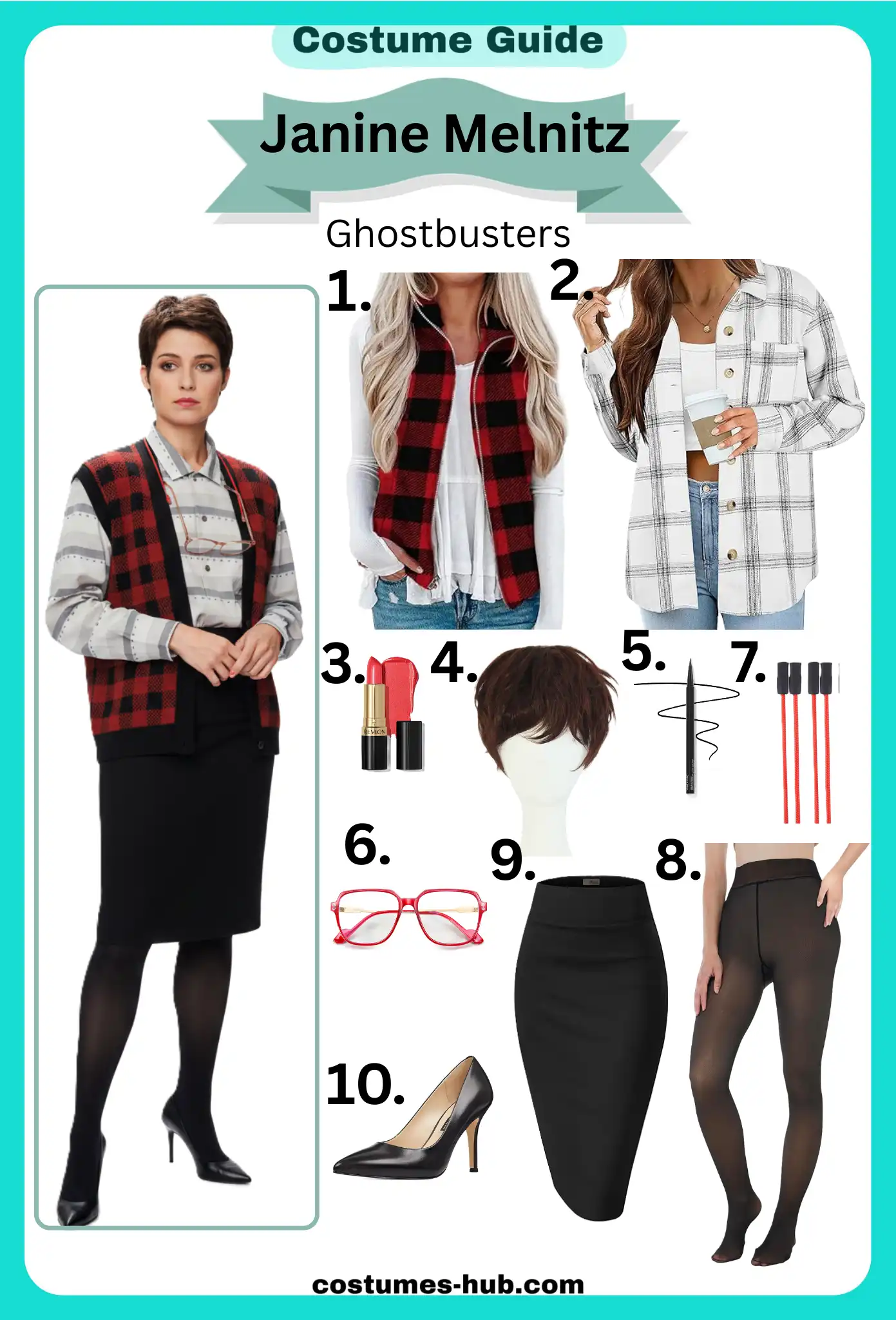 Janine Melnitz Costume from Ghostbusters series Janine Melnitz Costume from Ghostbusters series