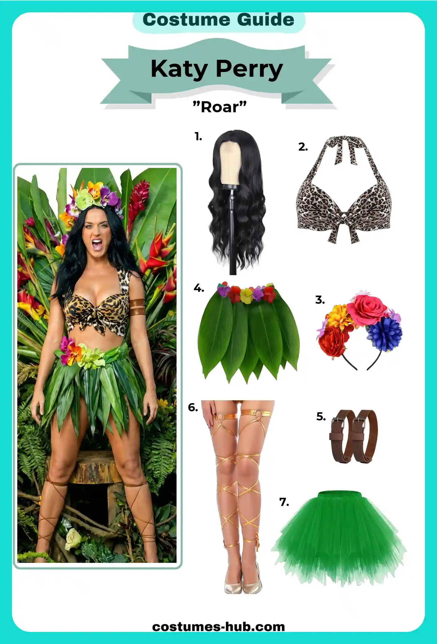 Katy Perry Costume from "Roar" Katy Perry Costume from