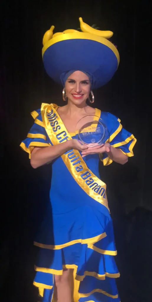 Miss Chiquita (Bananas) Costume from Mascotation Miss Chiquita (Bananas) Costume from Mascotation