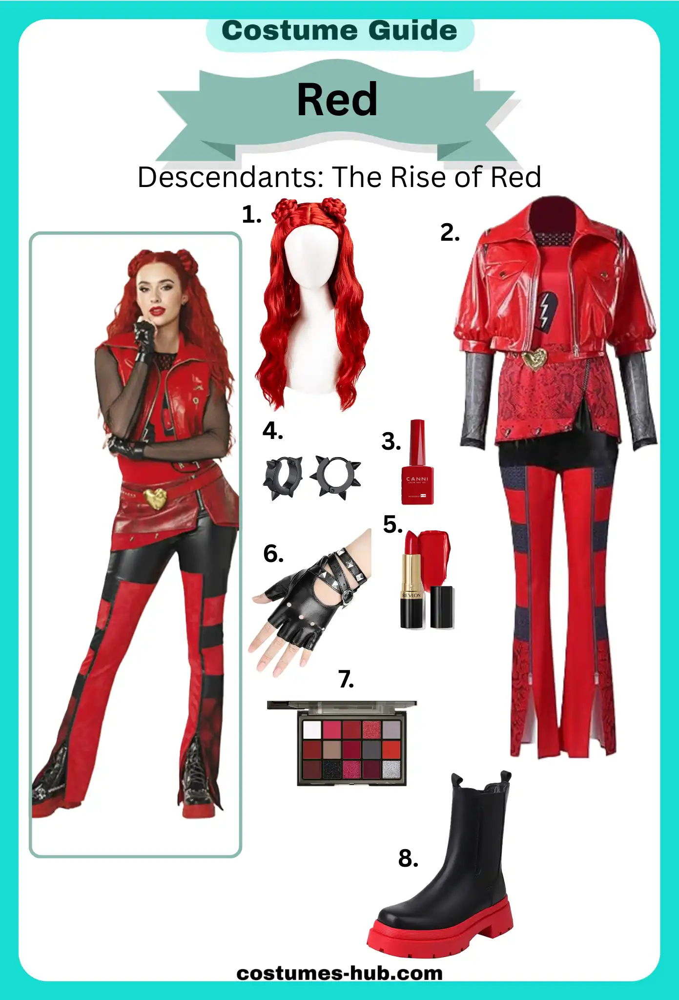 Red Costume from Descendants: The Rise of Red Red Costume from Descendants: The Rise of Red