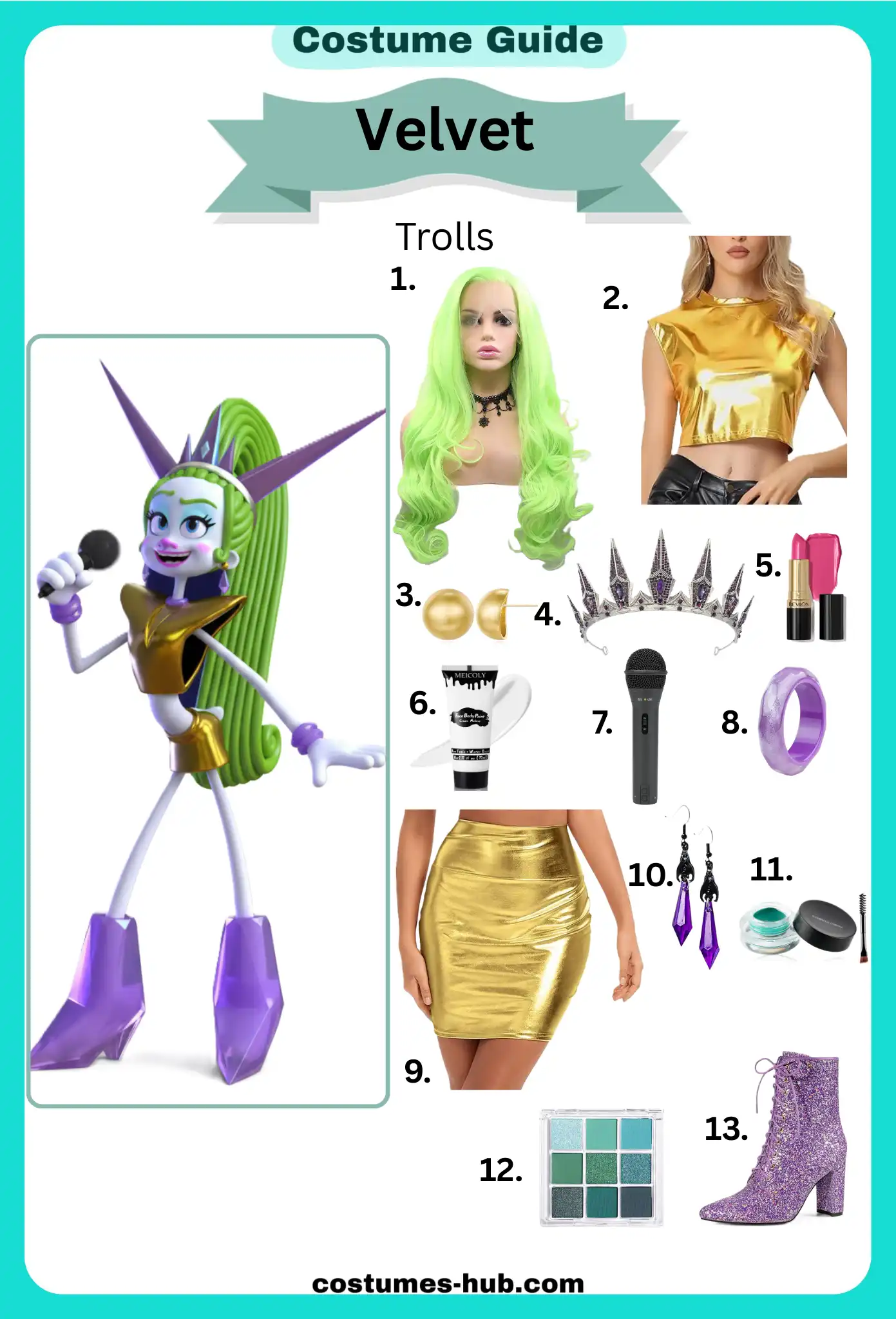 Velvet Costume from Trolls Velvet Costume from Trolls