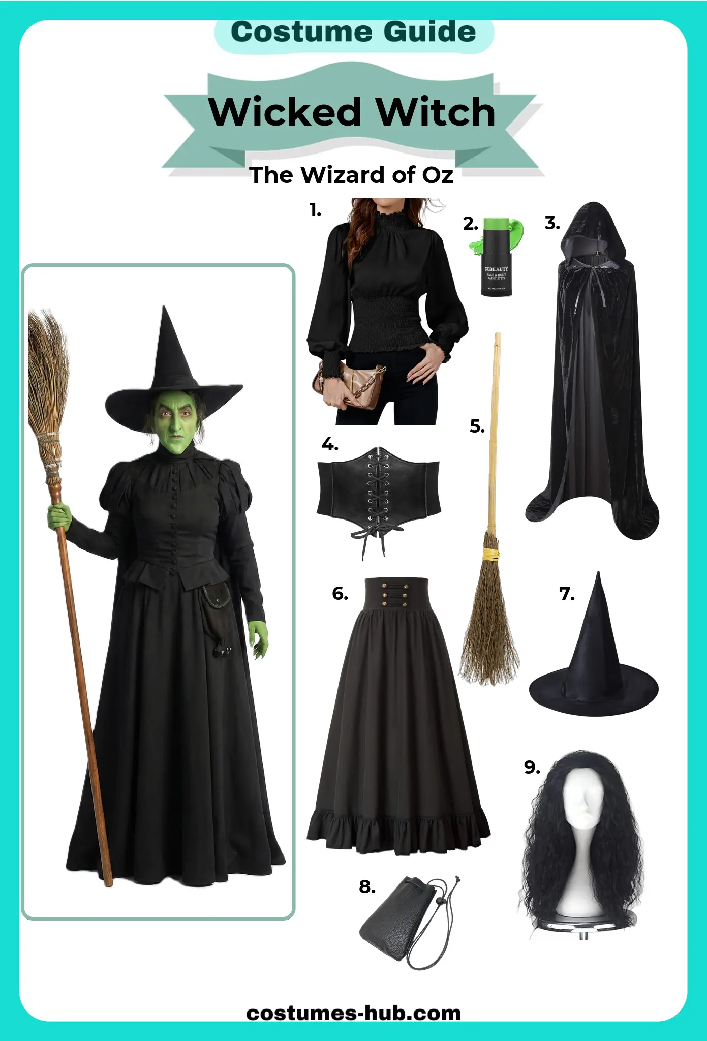 Wicked Witch of the West Costume from The Wizard of Oz Wicked Witch of the West Costume from The Wizard of Oz