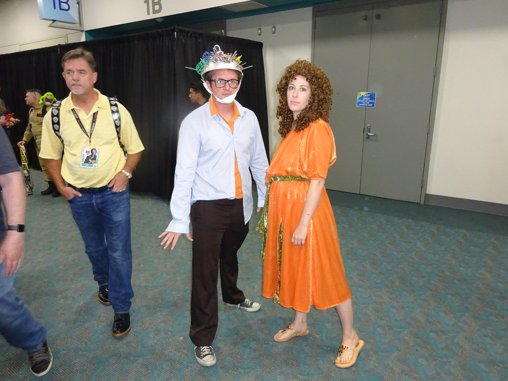 Louis Tully and Dana Barrett after the Ghostbuster's panel.