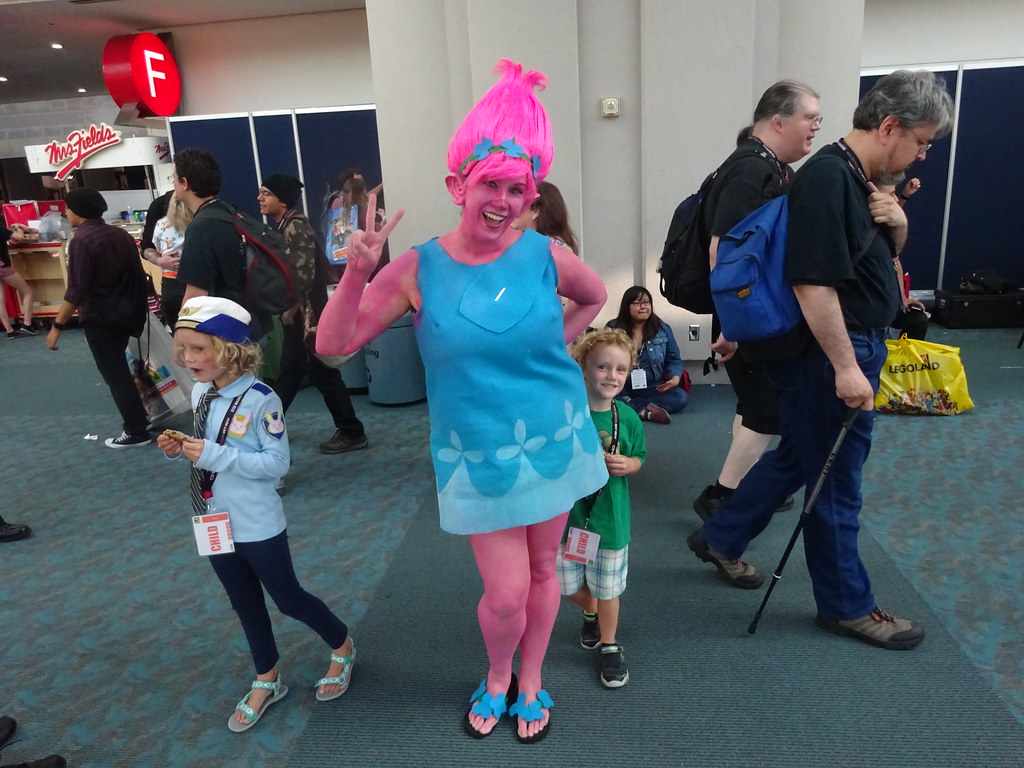 Princess Poppy from Trolls.