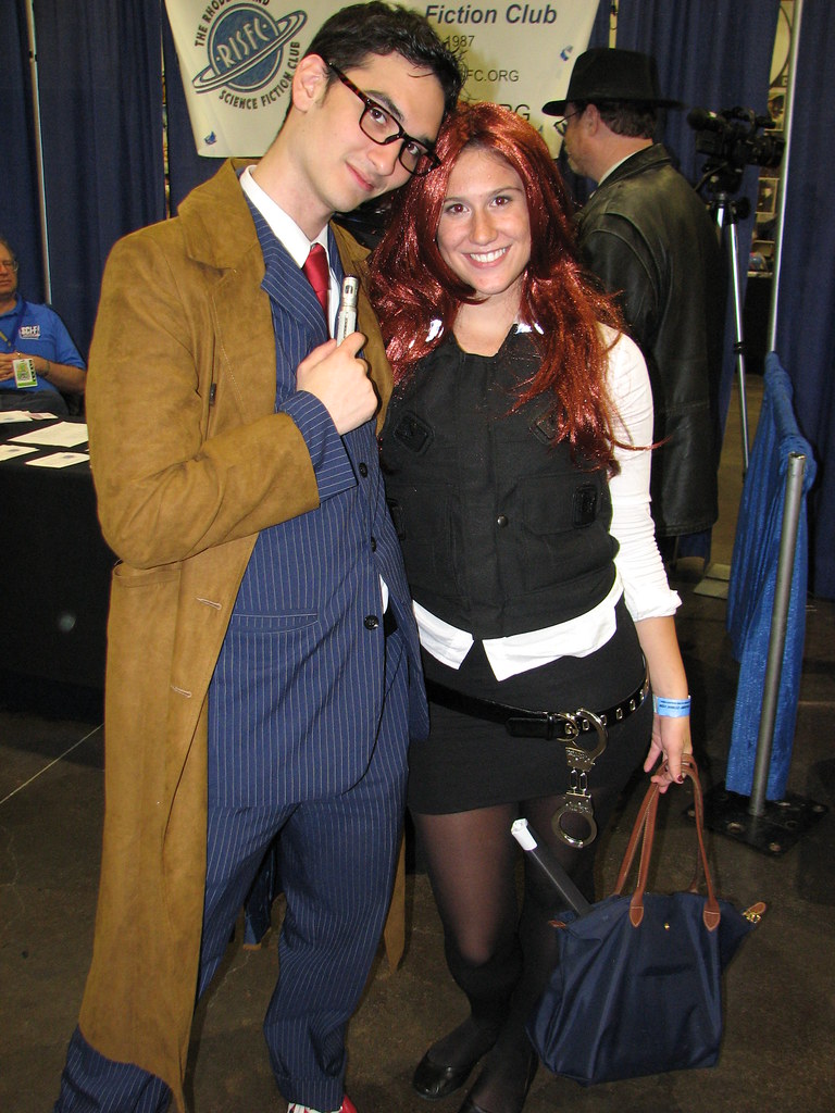 Tenth Doctor and Amy Pond