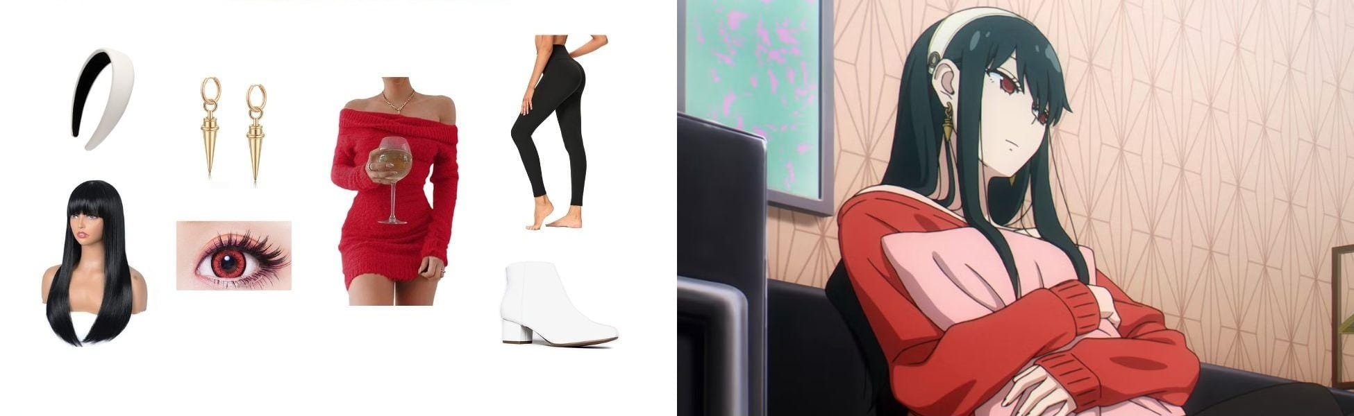 Yor Forger Red Sweater Dress Costume Guide: How to Recreate the Look