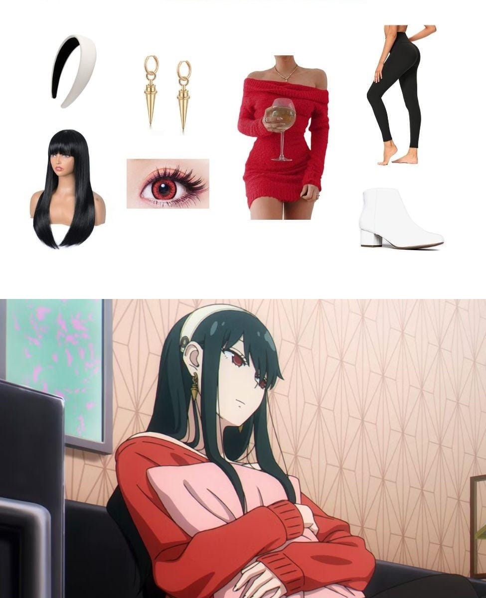 Yor Forger Red Sweater Dress Costume Guide: How to Recreate the Look