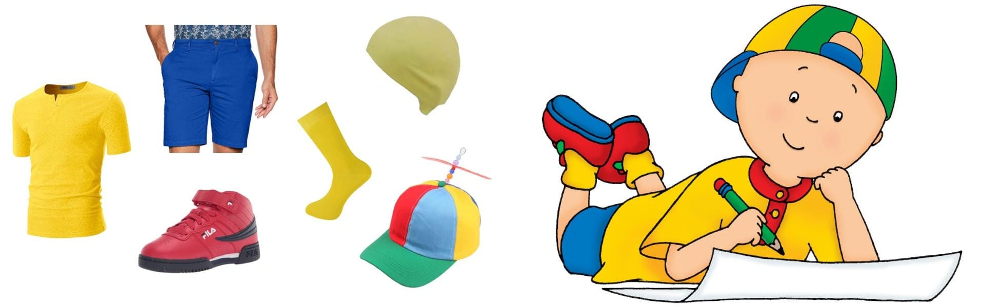Caillou DIY Costume Guide Caillou DIY Costume Guide